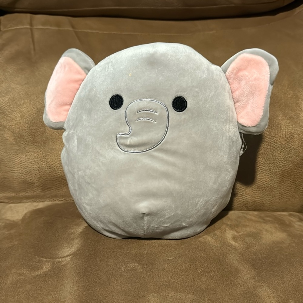 Squishmallow Mila the elephant - No Tag 8 inch